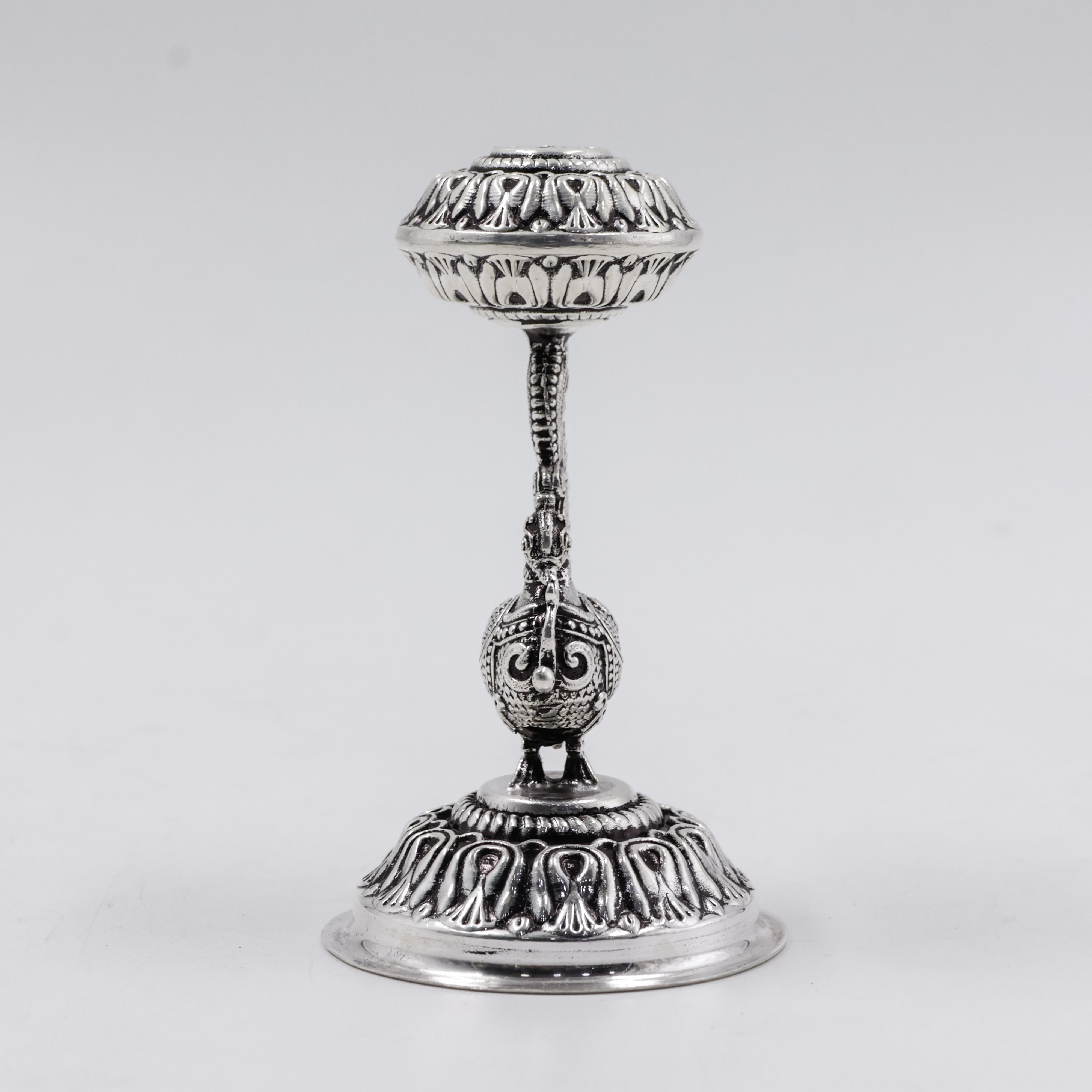 New Akshaya Jewellers - 92.5 Anitque Silver Kaddi Stand